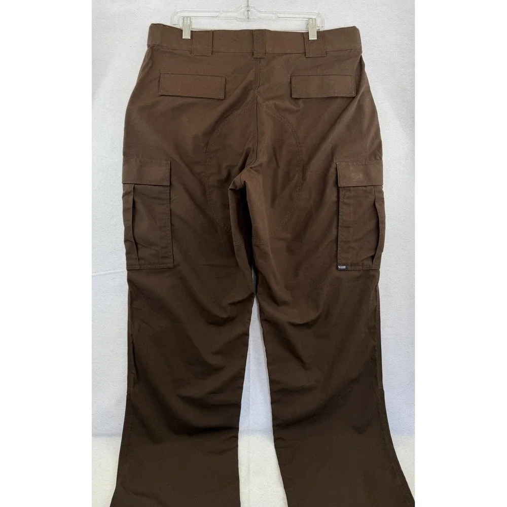 5.11 Tactical TDU Ripstop Cargo‎ Pants Men's Size XL Long, Brown, 74003, 38x36